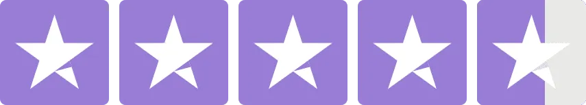 4.5 out of 5 stars customer rating